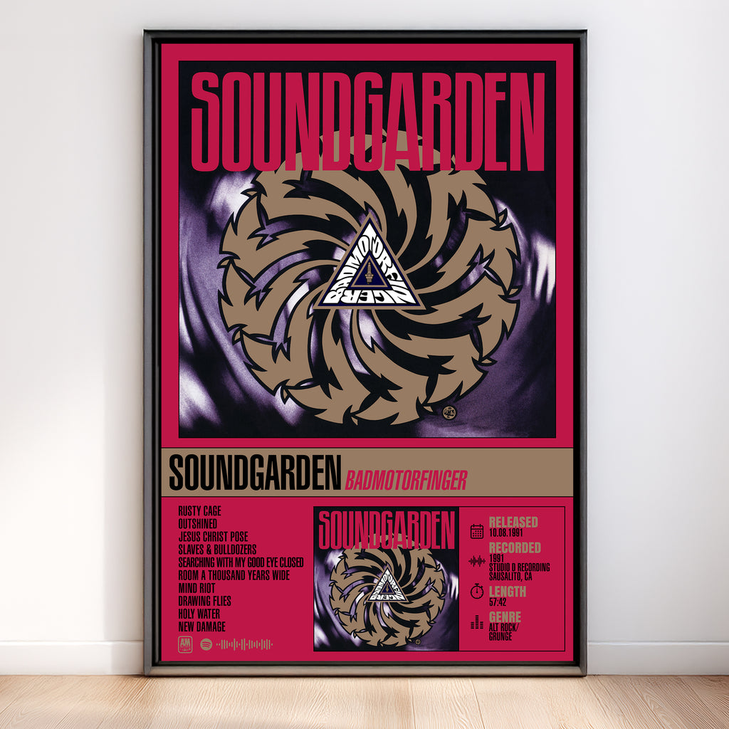 Soundgarden – Badmotorfinger | Album Poster