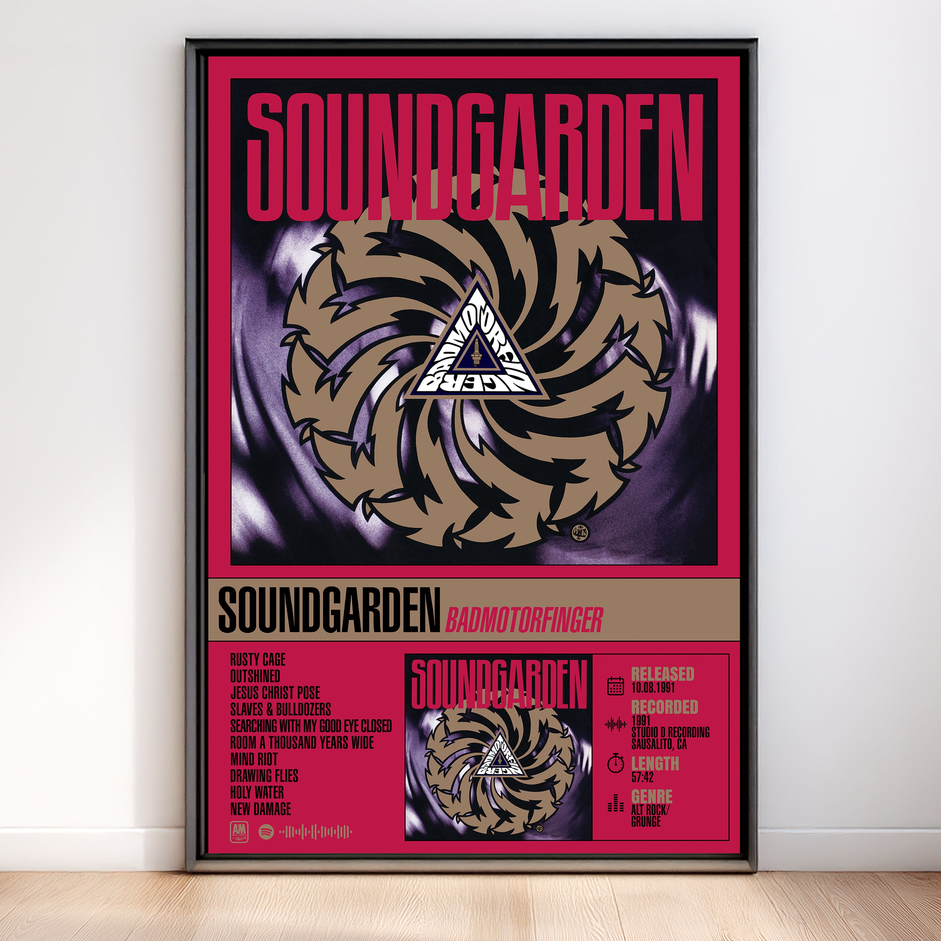 Soundgarden – Badmotorfinger | Album Poster