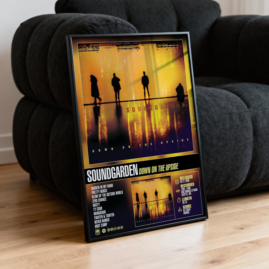 Soundgarden – Down On The Upside | Tracklist Poster