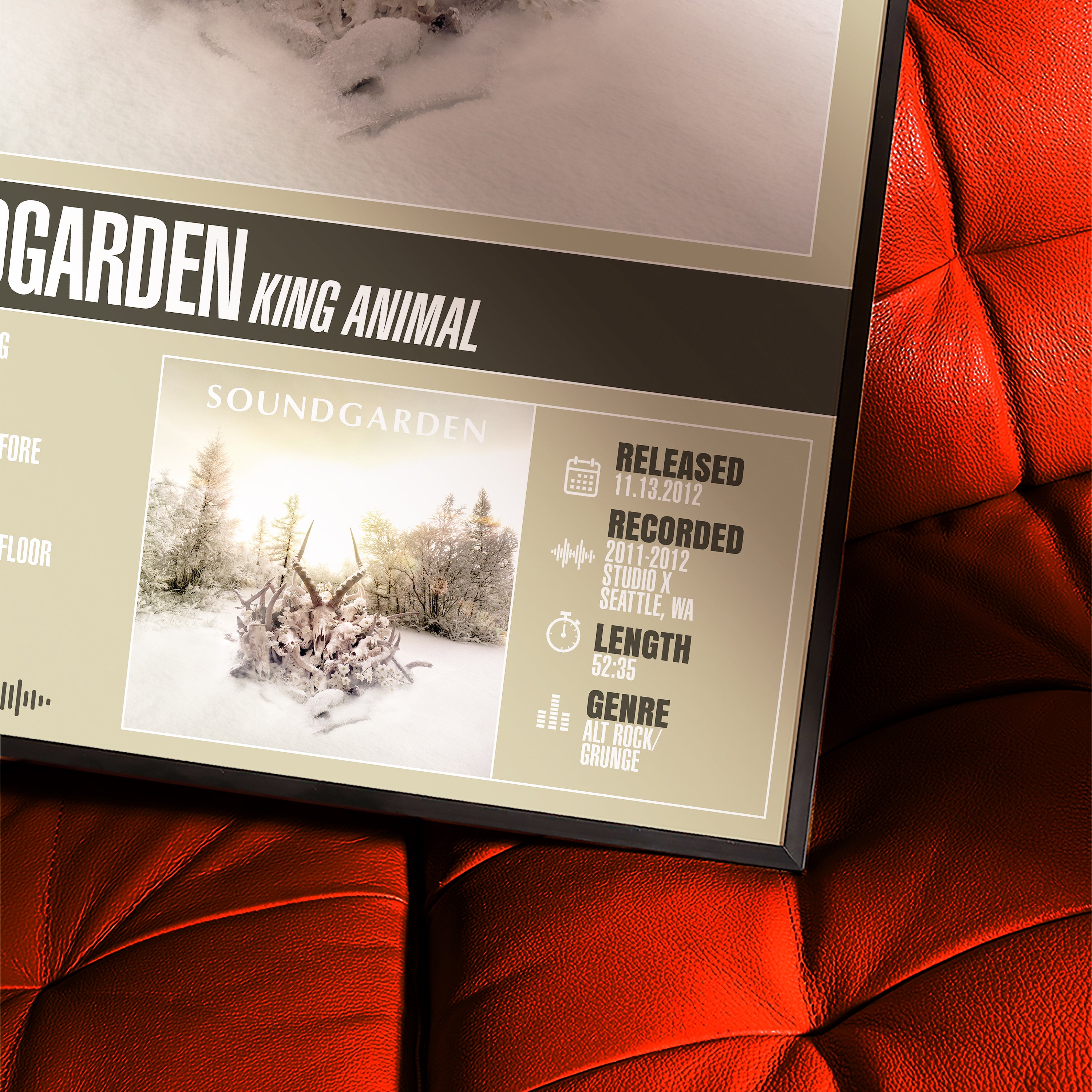 Soundgarden – King Animal | Album Poster