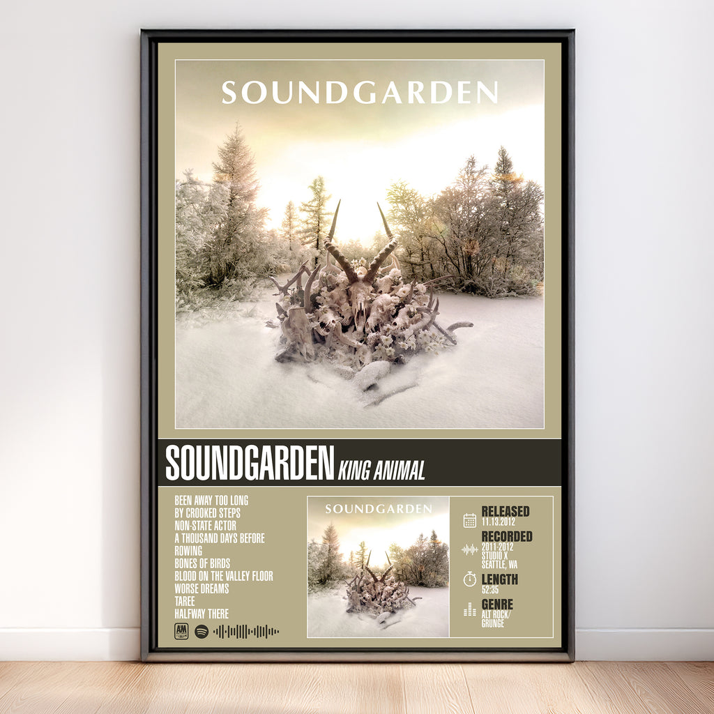 Soundgarden – King Animal | Album Poster