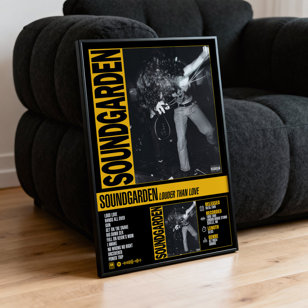 Soundgarden – Louder Than Love | Album Poster