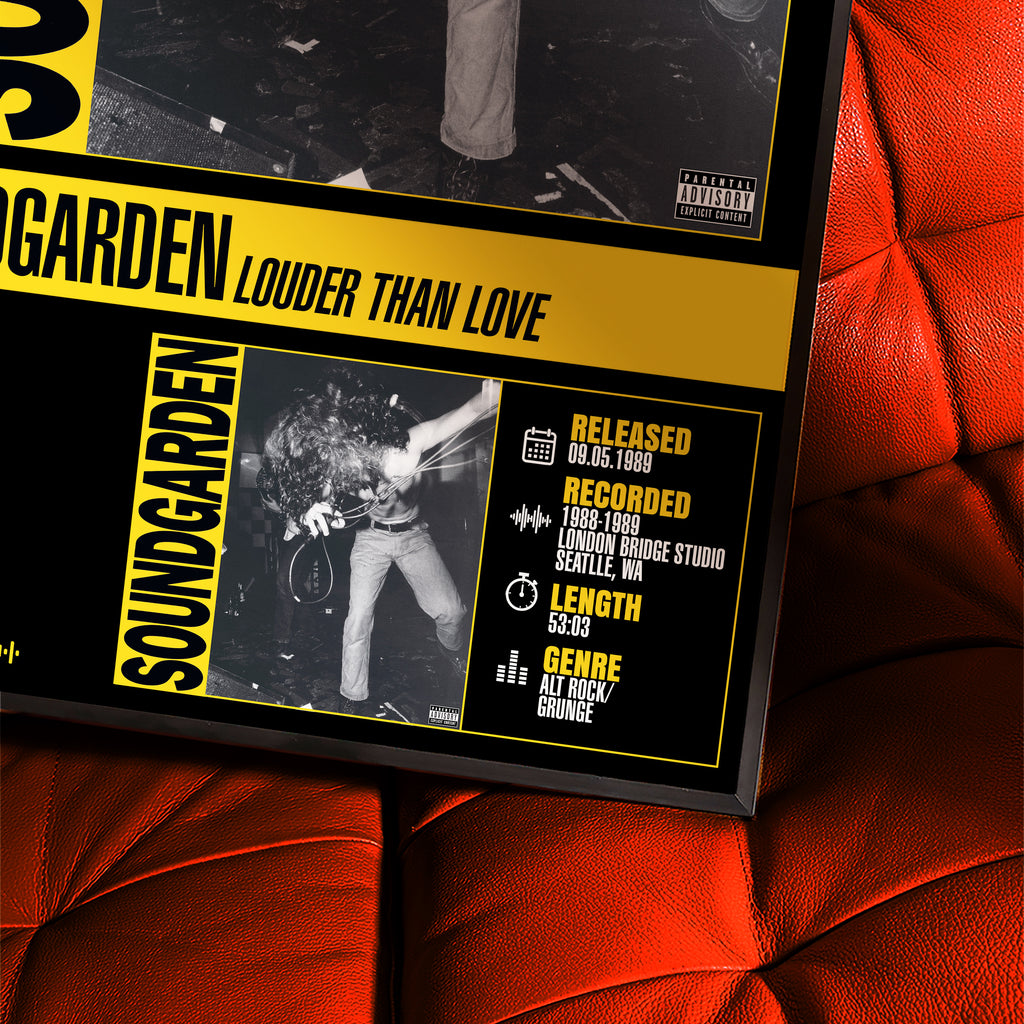Soundgarden – Louder Than Love | Album Poster