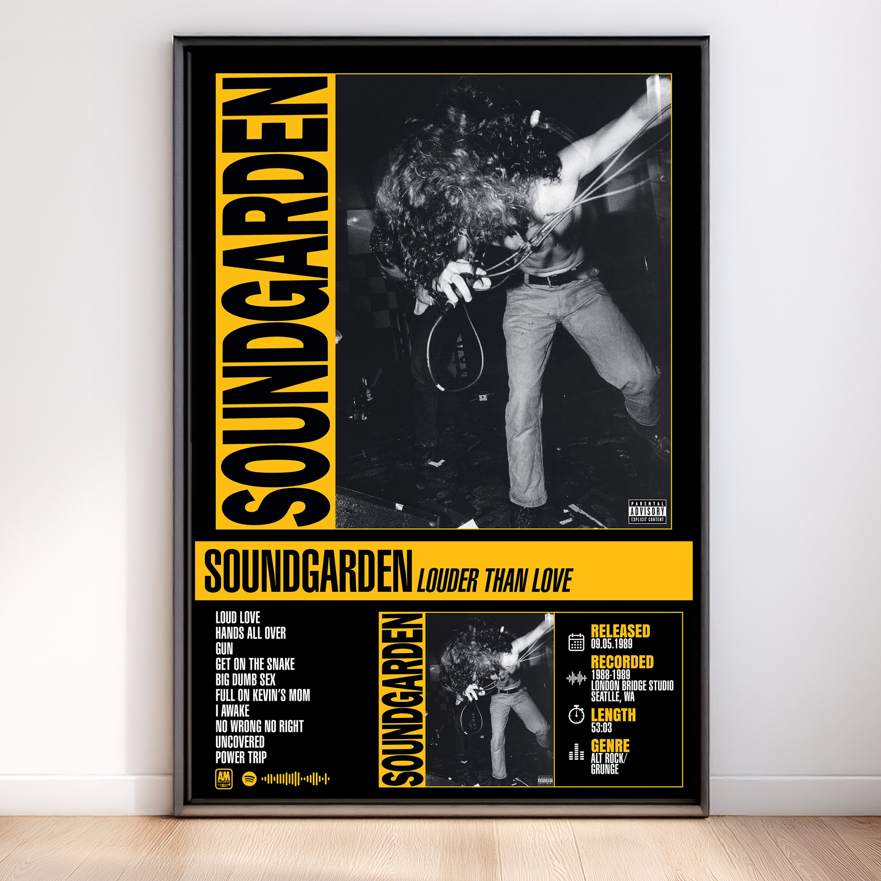 Soundgarden – Louder Than Love | Album Poster