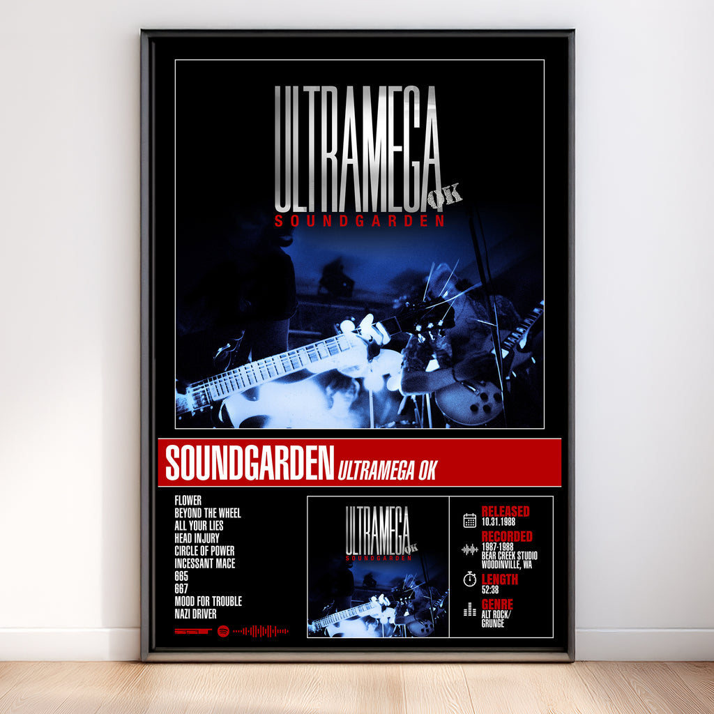 Soundgarden – Ultramega OK | Album Poster