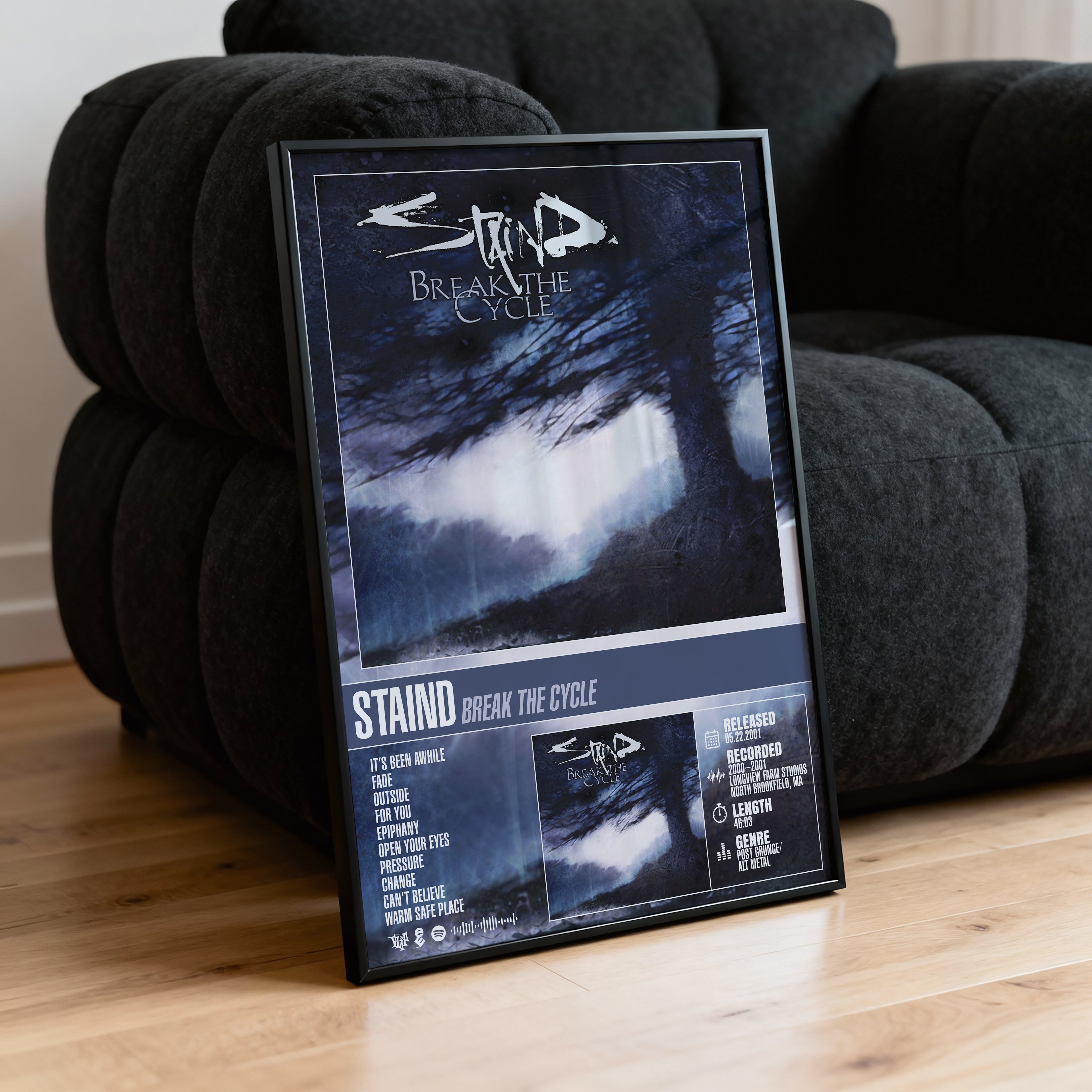 Staind - Break The Cycle | Tracklist Poster
