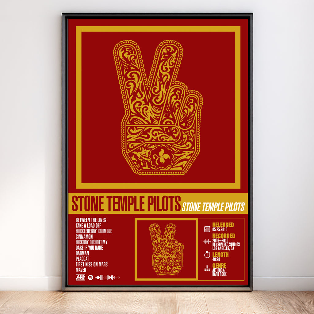 Stone Temple Pilots – Stone Temple Pilots | Tracklist Poster