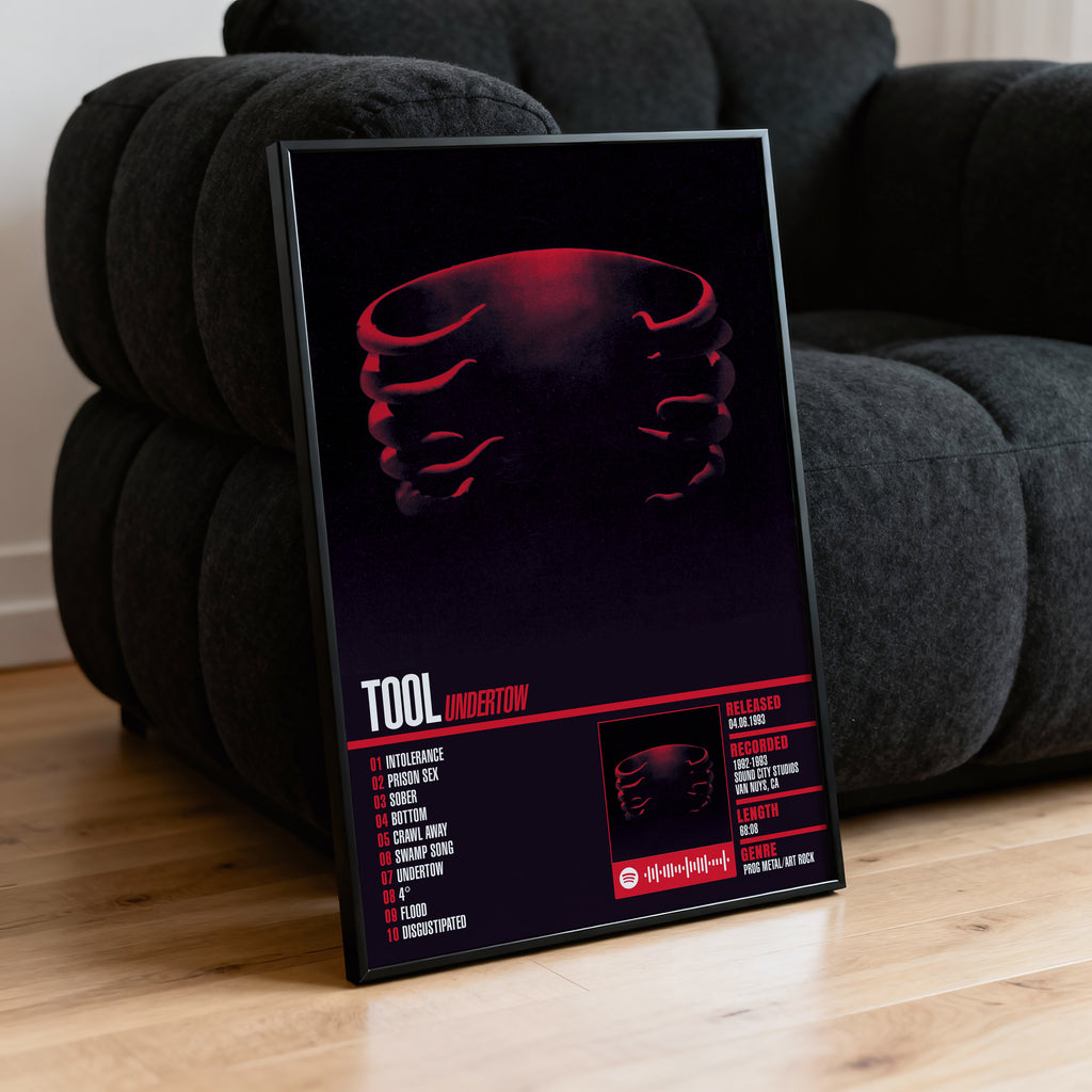 Tool – Undertow | Tracklist Poster