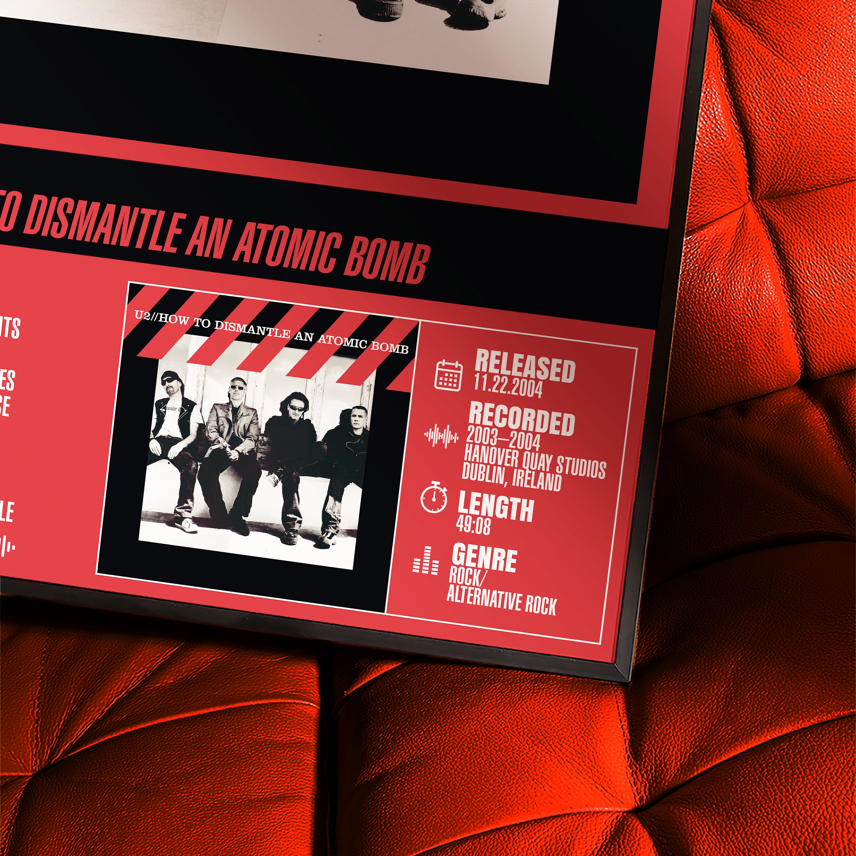 U2 - How to Dismantle an Atomic Bomb | Album Poster
