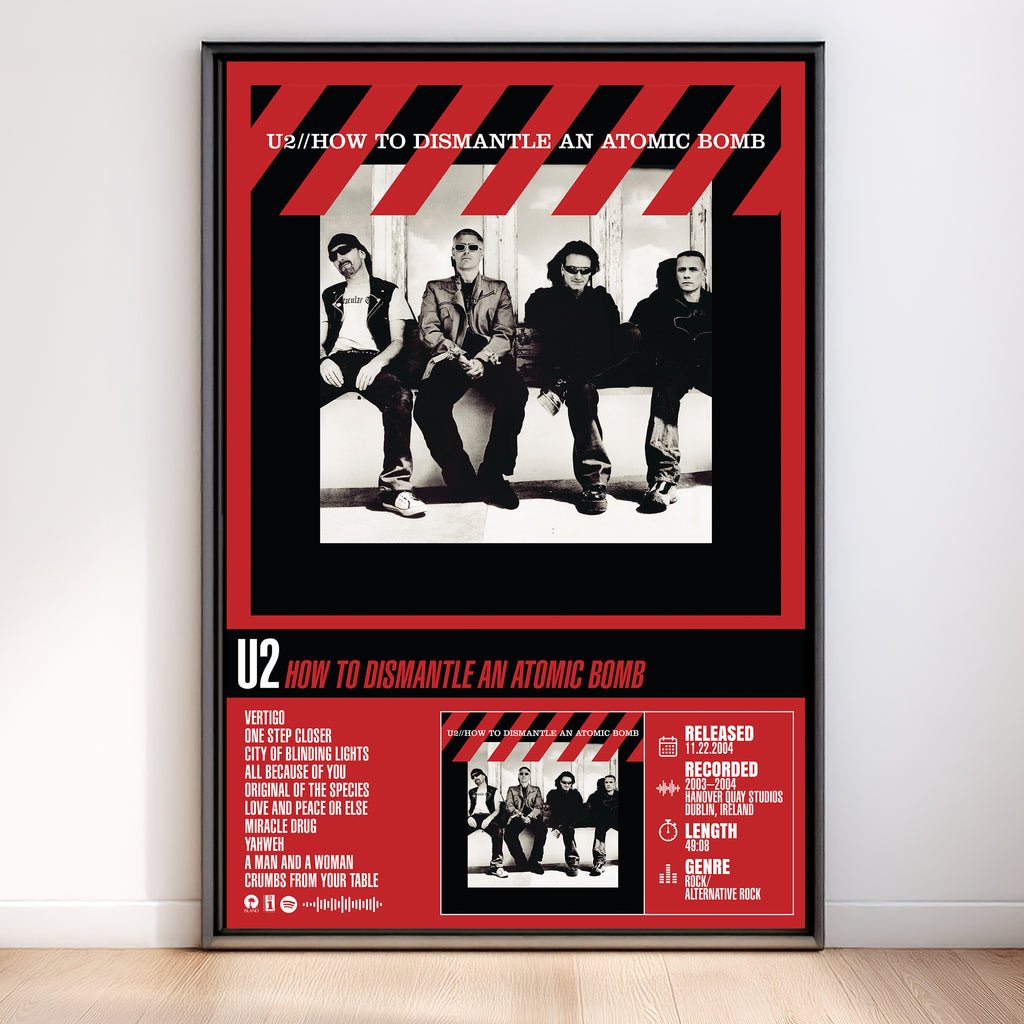 U2 - How to Dismantle an Atomic Bomb | Album Poster