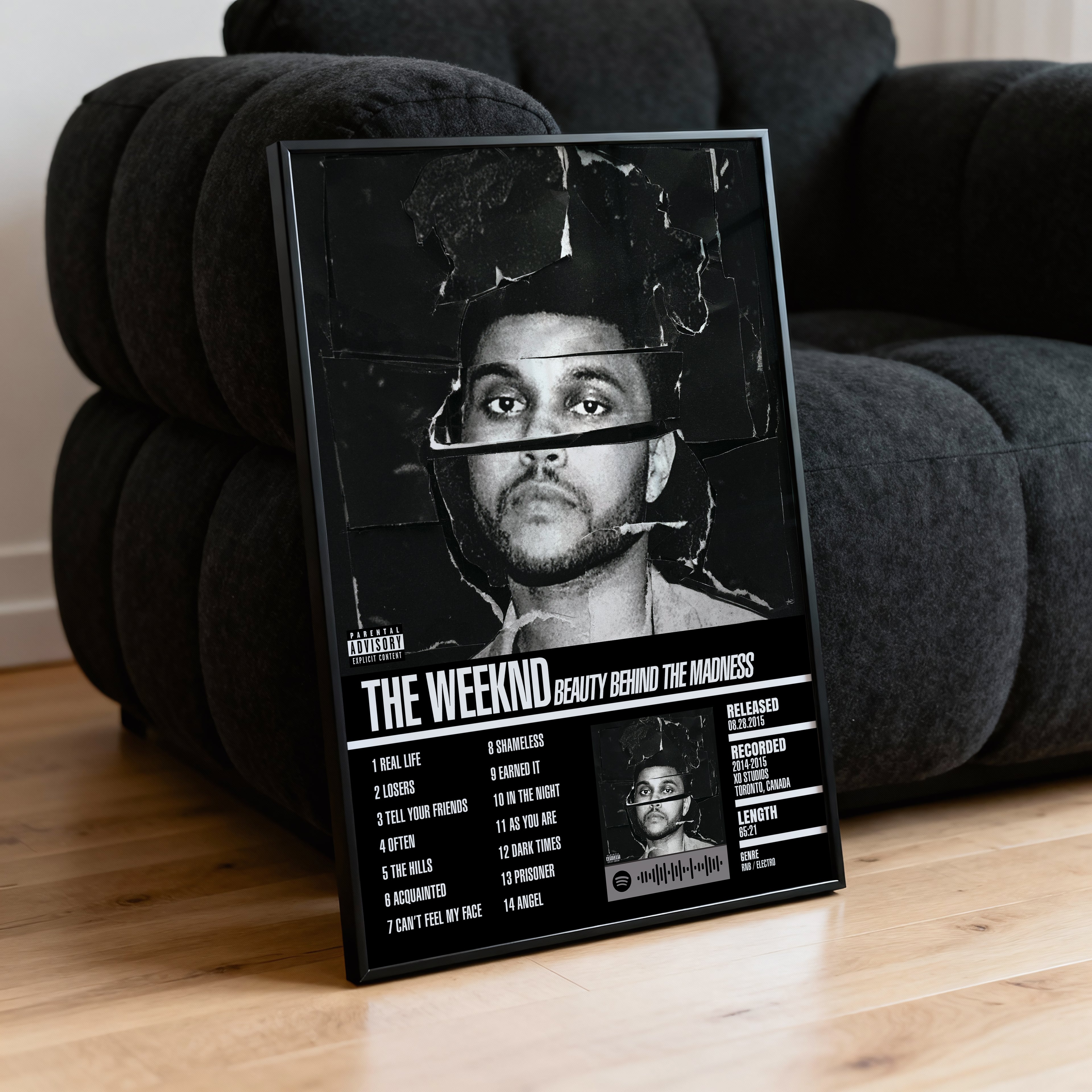 The Weeknd – Beauty Behind the Madness | Tracklist Poster