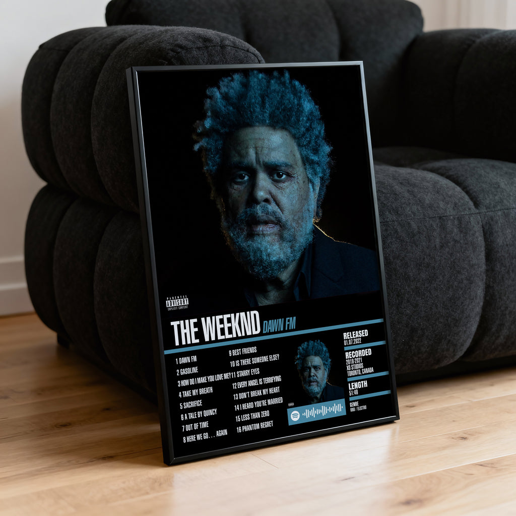 The Weeknd – Dawn FM | Tracklist Poster