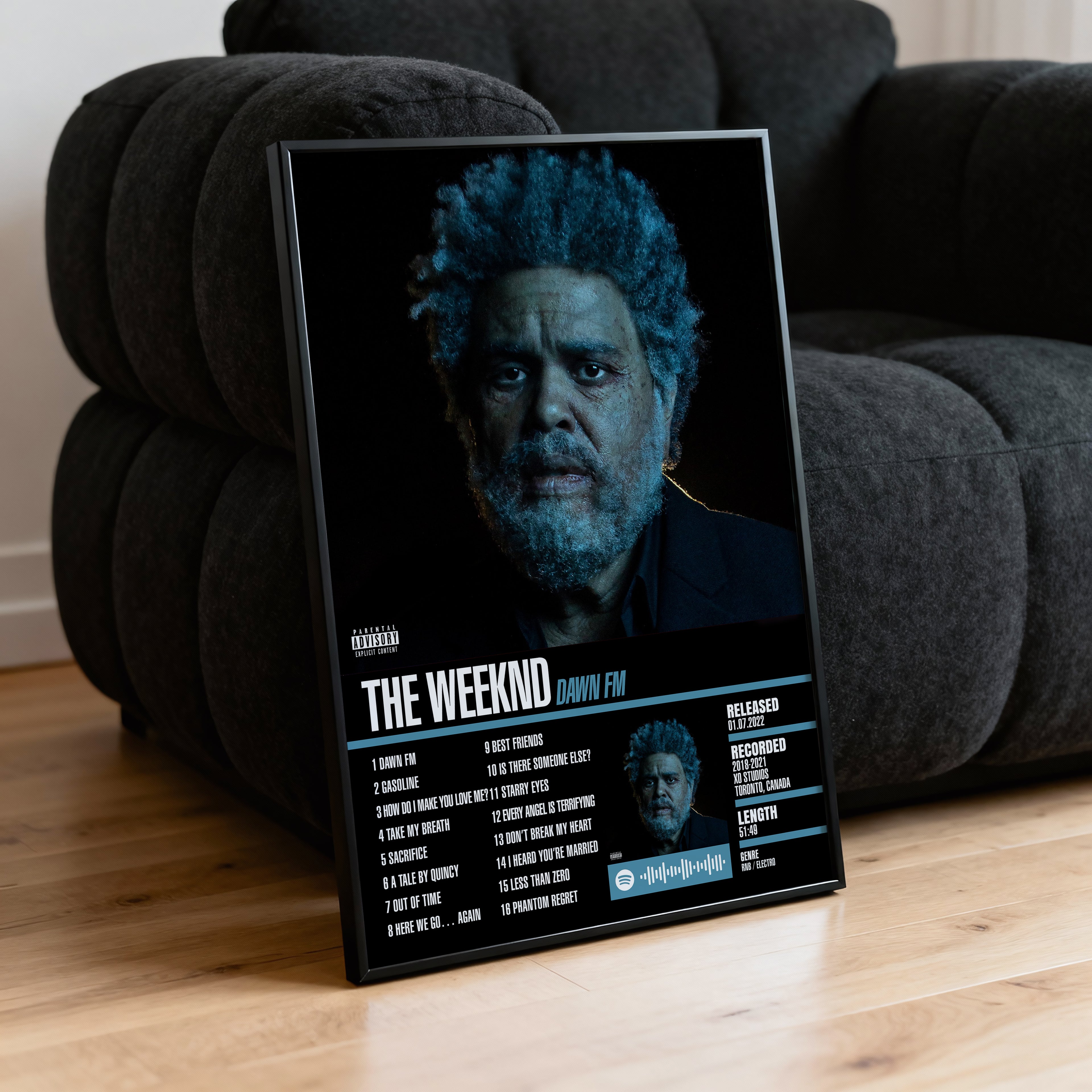 The Weeknd – Dawn FM | Tracklist Poster