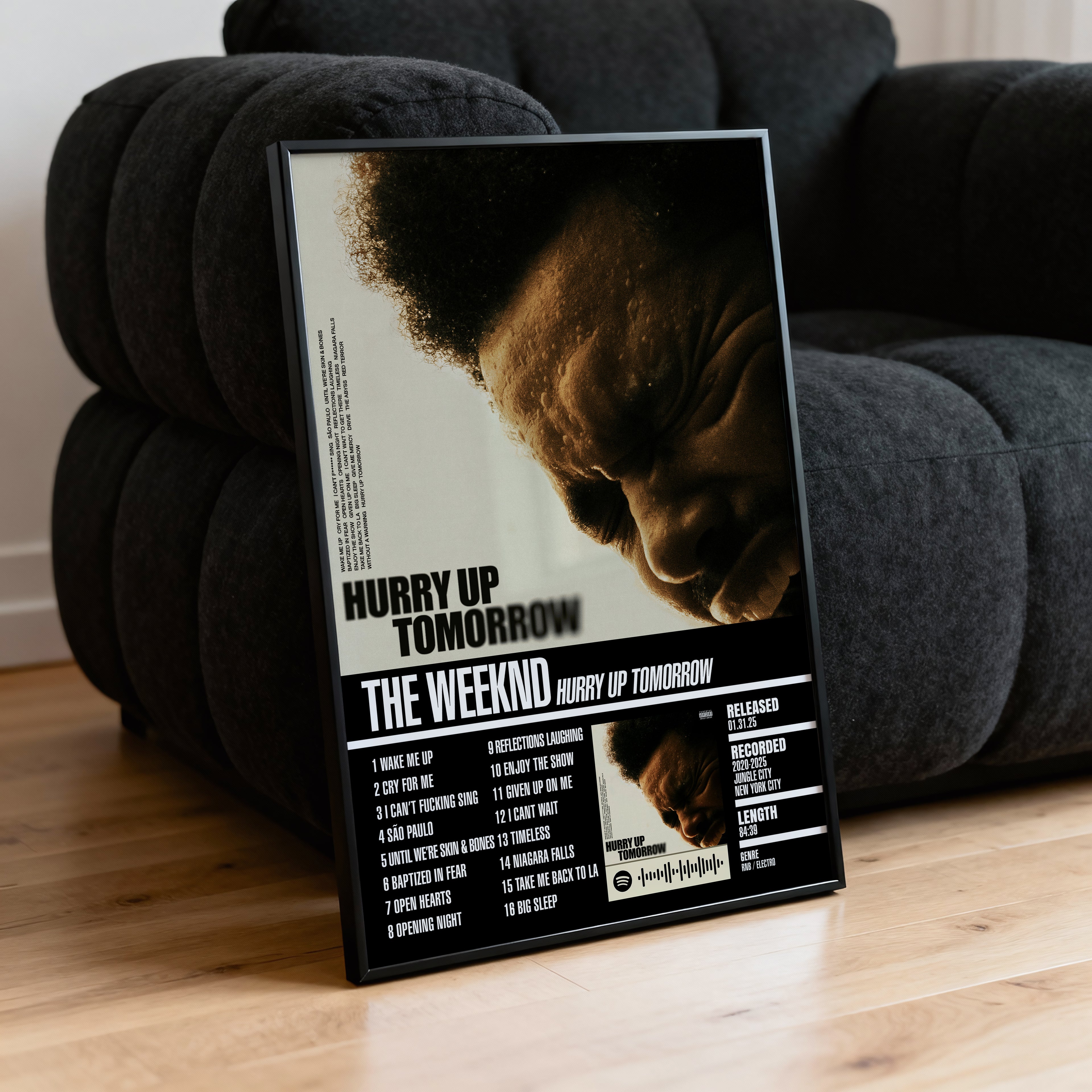 The Weeknd – Hurry Up Tomorrow | Tracklist Poster