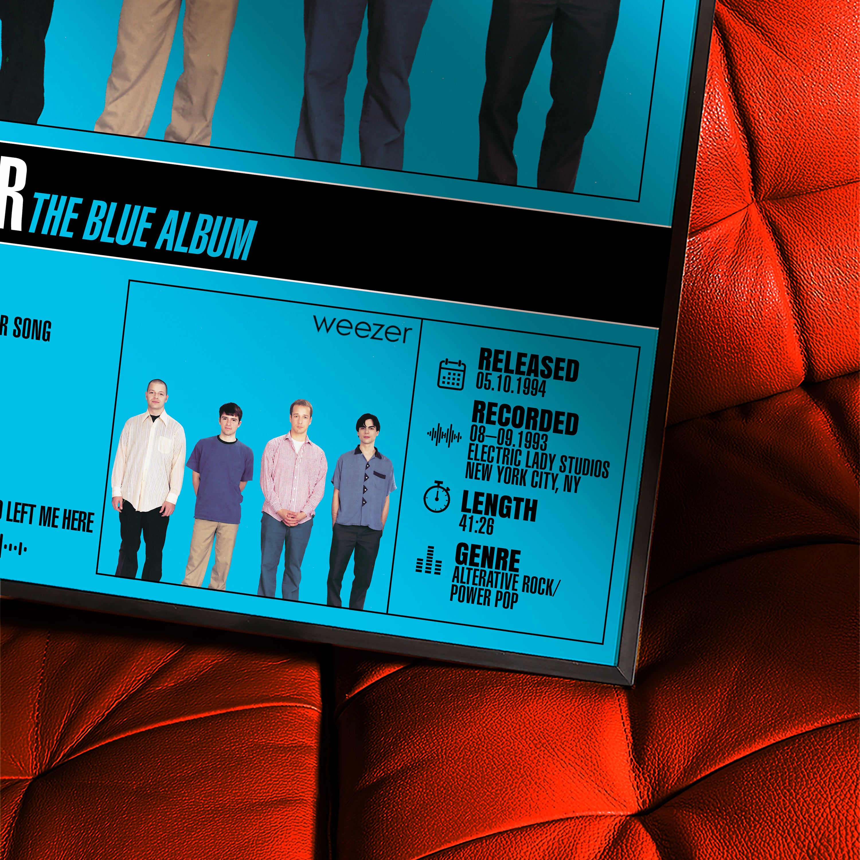 Weezer - (Blue Album) | Album Poster (Digital Download)